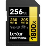 Lexar 256GB Professional 1800x UHS-II SDXC Memory Card