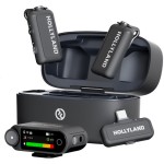 Hollyland LARK MAX 2 Combo 2-Person Wireless Microphone System for Cameras and Mobile Devices