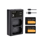K&F Concept NP-FZ100 Sony Battery and Dual Slot Battery Charger Kit
