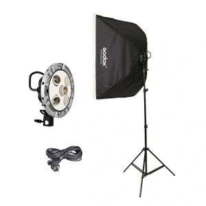 Godox TL-5 Multi-Holder with Light Stand and 60x60 Softbox