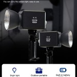 Zsyb Photographic Lighting W40B Portable Rechargeable Haneheld 40watt Led Photography Light For Video