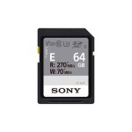 Sony 64GB 270mbps SF-E Series UHS-II SDXC Memory Card