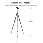 Yunteng VCT-3000 Professional Aluminum Tripod Camera Stand